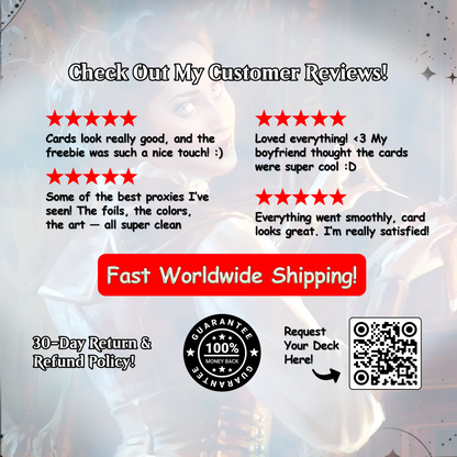 Curse Tribal Anime Waifu Ready to Play Proxy Commander Deck Custom Proxy EDH Curse Tribal English High Quality Cards