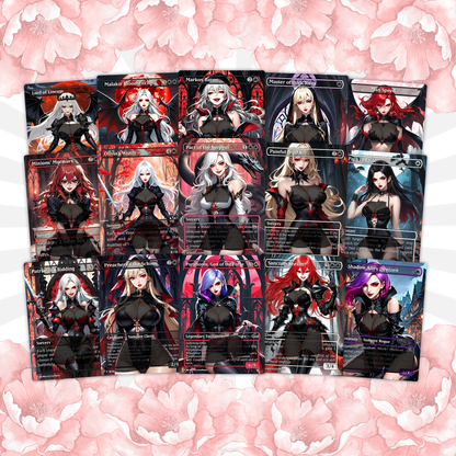 Vampire Tribal Anime Waifu Proxy Commander Deck Custom Proxy EDH High Quality Cards