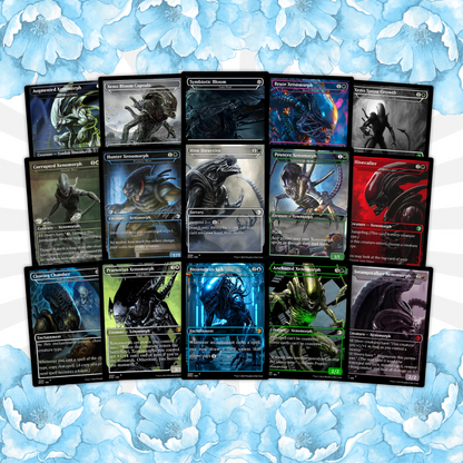 Alien Commander Deck • Alien Mtg Proxy Deck • Mtg Commander Deck • Custom MTG card • Magic The Gathering • Mtg Proxy Commander
