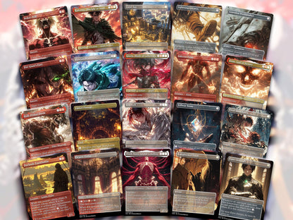 Attack on Titan MTG Deck - KALEMNE EDH Premium Custom Competitive 100+ Cards