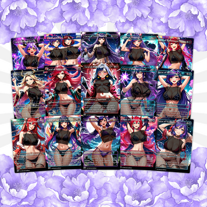 Curse Tribal Anime Waifu Ready to Play Proxy Commander Deck Custom Proxy EDH Curse Tribal English High Quality Cards