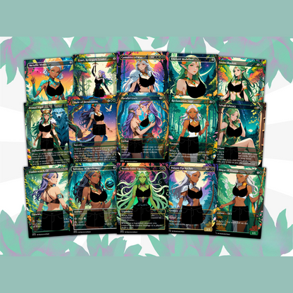 Lathril Blade of the Elves Anime Waifu Ready to Play Proxy Commander Deck Custom Proxy EDH Elf Tribal Elves High Quality Cards