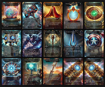 C.a.p.t.a.i.n A.m.e.r.i.c.a EDH Deck, 113 Cards, 13 Sideboard, Includes all major characters, C.a.p.t.a.i.n A.m.e.r.i.c.a Equipment Deck, Custom P.r.o.x.i.es