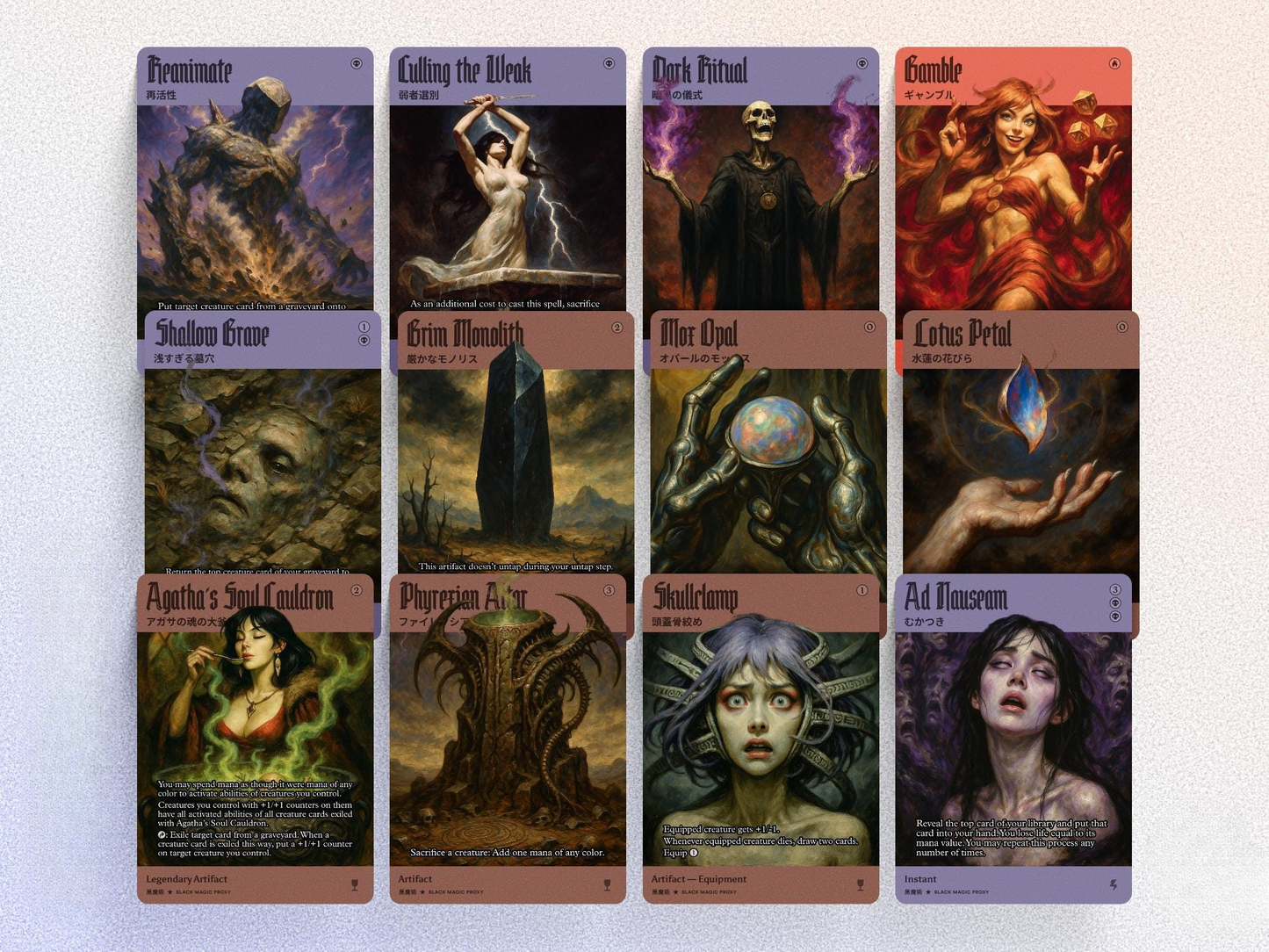 Vampire Aristocrats cEDH Commander Deck — 100+ Custom Art Playtest Cards for Commander EDH