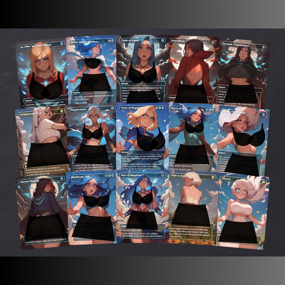 Atraxa Cat Food - Full TCG Proxy Commander EDH Deck - 108 cards - Tokens included - Waifu Anime Girls