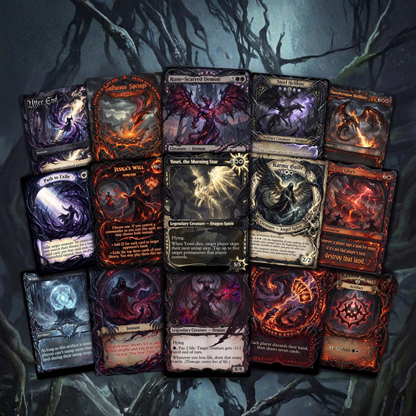 Angels Demons and Dragons Theme / Kaalia of the Vast Commander Deck / Premium Paper Proxy Deck / 100 cards + tokens / Angel Demon Dragon Tribal Bracket 4 EDH Magic Deck