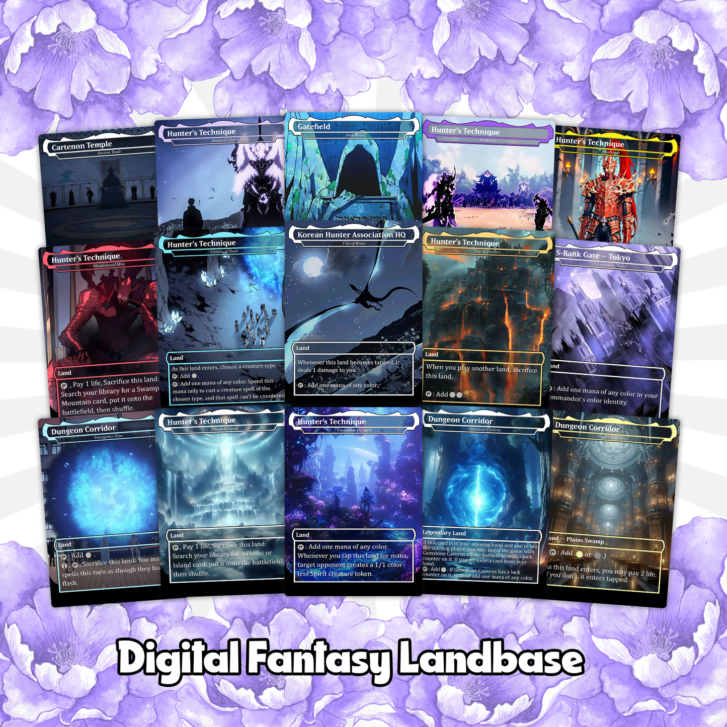 Solo Leveling Commander Deck • Solo Leveling Proxy Card • Custom Mtg Proxies • Mtg Proxy • Mtg Deck Box