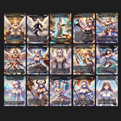 Giada Angel Anime Style Waifu Tribal Commander Deck Special Edition Custom Proxy Deck Art For EDH High Quality Cards 108 Cards