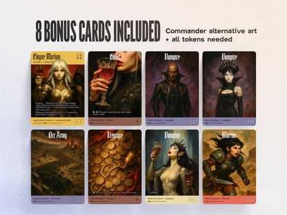 Vampire Aristocrats cEDH Commander Deck — 100+ Custom Art Playtest Cards for Commander EDH