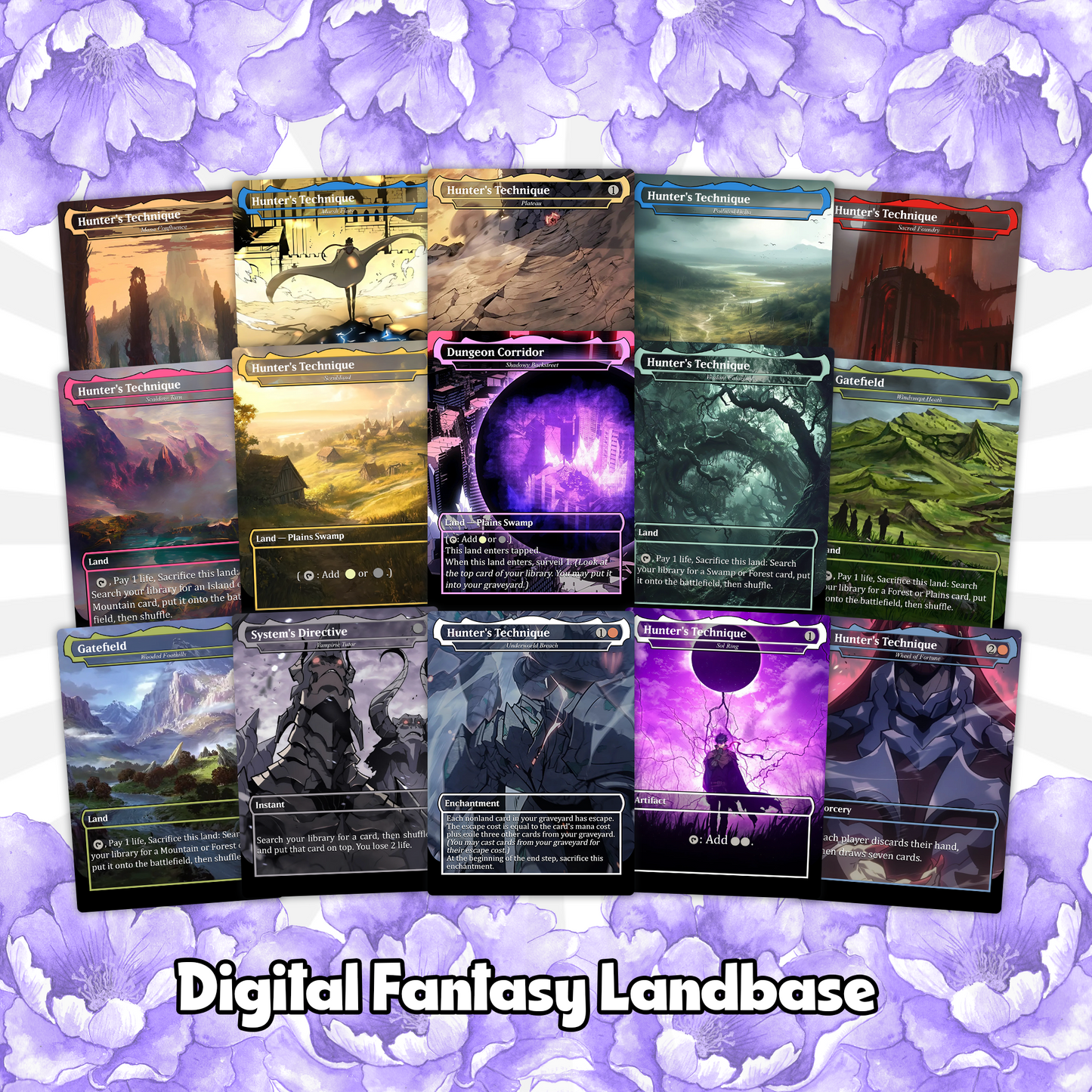 Solo Leveling Commander Deck • Solo Leveling Proxy Card • Custom Mtg Proxies • Mtg Proxy • Mtg Deck Box