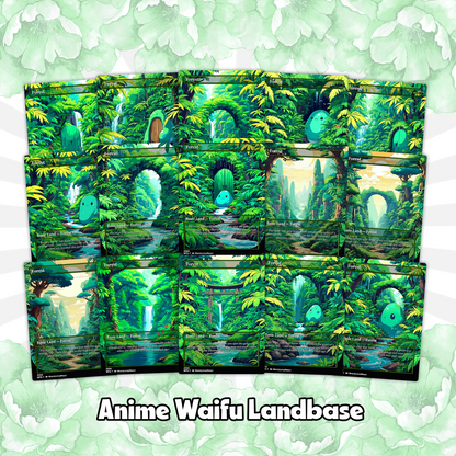 Ooze Tribal / Slime Storm Anime Style Waifu Proxy Commander Deck Special Edition Custom MTG EDH Deck English High Quality Cards