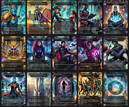 H.a.s.h.a.t.o.n. the S.c.a.r.a.b.'s. Fist EDH Deck, 115 Cards, 15 Sideboard, Includes all major characters, T.h.a.n.o.s. and H.i.g.h. .Evolutionary Themed