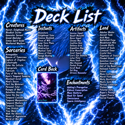 Jujutsu Kaisen EDH Commander Deck – Custom Anime-Inspired MTG Proxy Deck