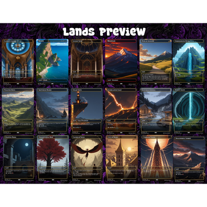 Curse Tribal Deck | MTG Proxies | 152 Cards for Casual & Competitive Play | Anime Waifu Art | Curse Tribal