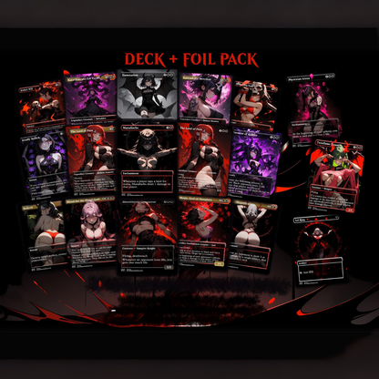 Burn Commander Deck The Lord of Pain Complete EDH Deck Proxy Deck