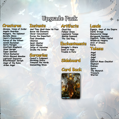 Heaven’s Wrath cEDH Deck - Heaven’s Wrath Magic Commander - Magic Proxy Deck with 160+ Unique Cards - Custom Cards MTG Proxy for Casual Play