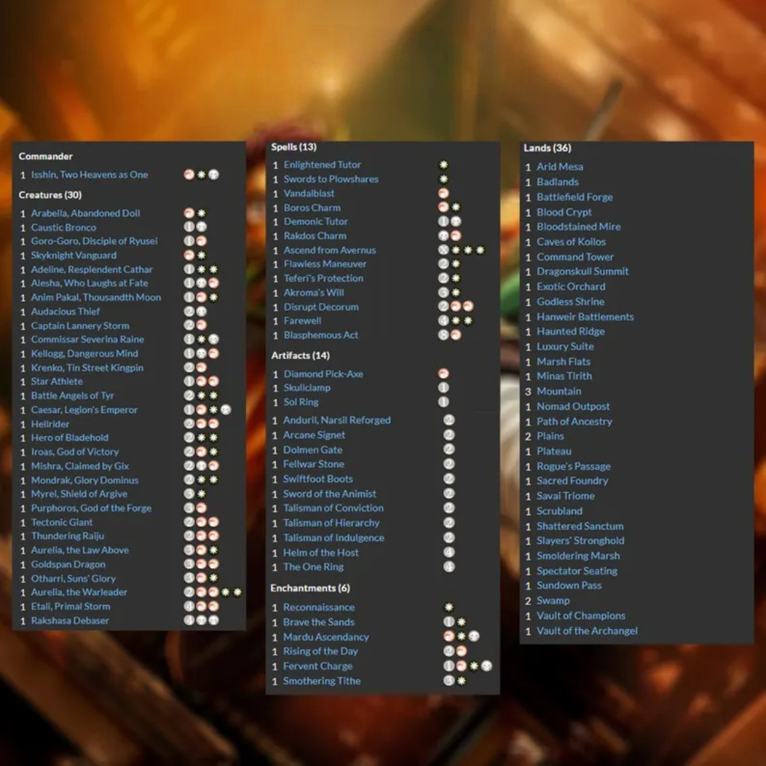 Demon Slayer Theme / Kimetsu no Yaiba Commander Deck / Premium Paper Proxy Deck / 100 cards + tokens / Combat Trigger Theme Bracket 4 EDH Magic Deck
