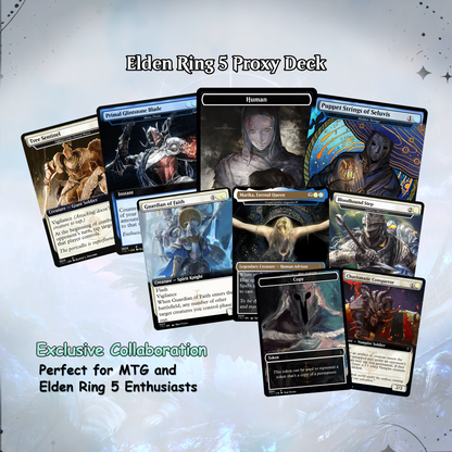 Elden Ring Commander | Dual-Commander Azorius Control Voltron | 100+ Custom Proxy Cards