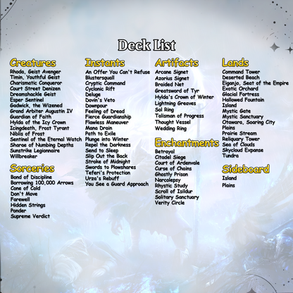 Elden Ring Commander | Dual-Commander Azorius Control Voltron | 100+ Custom Proxy Cards