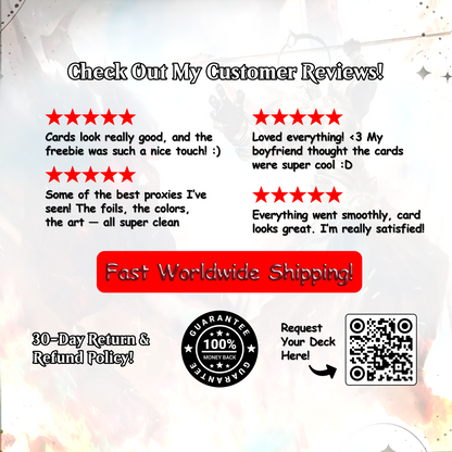 Diablo Themed Commander Deck Proxies, Demon Tribal/Reanimation, High Quality Custom Card Proxy