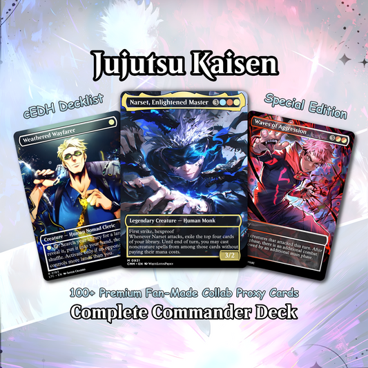 Jujutsu Kaisen EDH Commander Deck – Custom Anime-Inspired MTG Proxy Deck