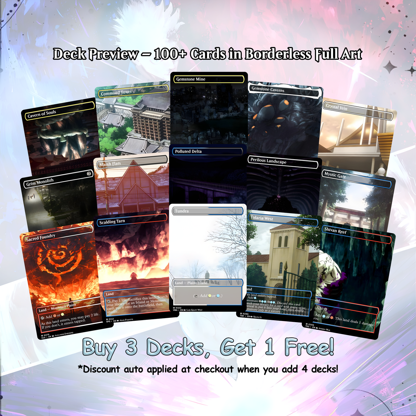 Jujutsu Kaisen EDH Commander Deck – Custom Anime-Inspired MTG Proxy Deck