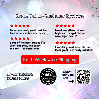 Jujutsu Kaisen EDH Commander Deck – Custom Anime-Inspired MTG Proxy Deck