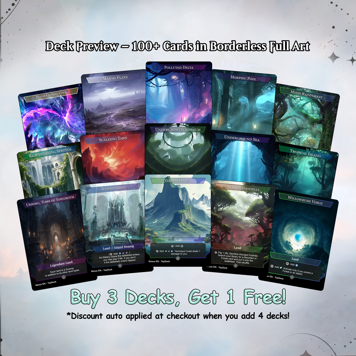 Zaxara Hydra - Commander EDH Deck - With Tokens - MTG Full Proxy Deck, Altered Cards cEDH