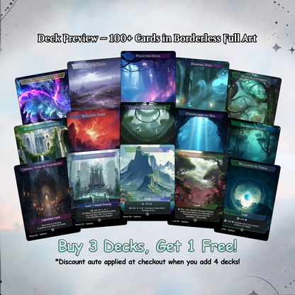 Zaxara Hydra - Commander EDH Deck - With Tokens - MTG Full Proxy Deck, Altered Cards cEDH