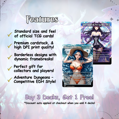 Atraxa SUPERFRIENDS Anime Waifu Proxy Commander Deck Custom Proxy EDH English High Quality Cards