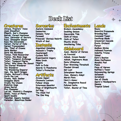 Atraxa SUPERFRIENDS Anime Waifu Proxy Commander Deck Custom Proxy EDH English High Quality Cards