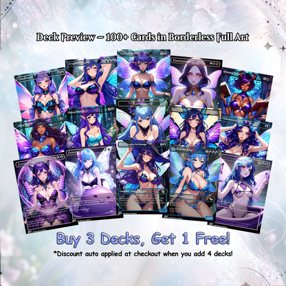 Alela Faeries Anime Waifu Proxy Commander Deck Special Edition Custom EDH Deck English High Quality Cards