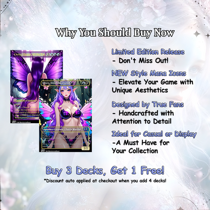 Alela Faeries Anime Waifu Proxy Commander Deck Special Edition Custom EDH Deck English High Quality Cards