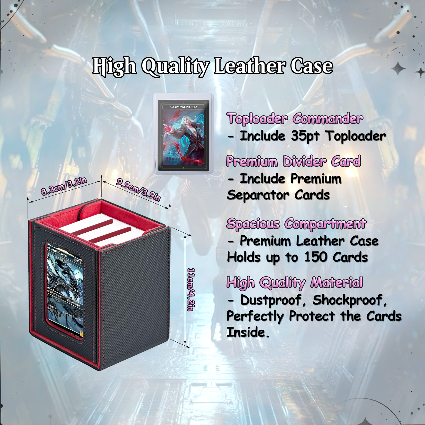 Alien Commander Deck • Alien Mtg Proxy Deck • Mtg Commander Deck • Custom MTG card • Magic The Gathering • Mtg Proxy Commander