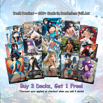 Arcades Walls/Butts Themed Defender Tribal Anime Waifu Proxy Commander Deck Custom Proxy EDH Defender English High Quality Cards