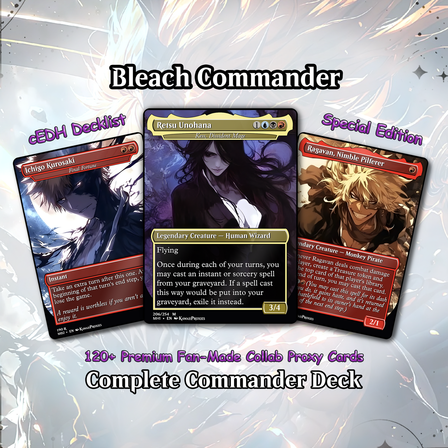 Bleach MTG Deck - Kess EDH | Premium Tainted Kess | Custom Competitive 100 Cards