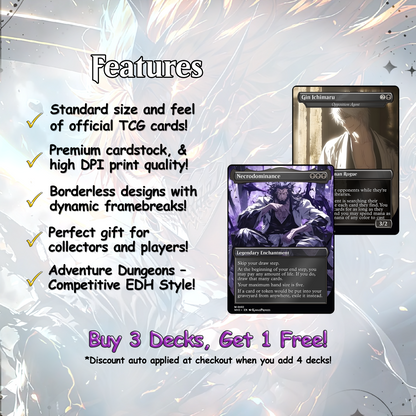 Bleach MTG Deck - Kess EDH | Premium Tainted Kess | Custom Competitive 100 Cards