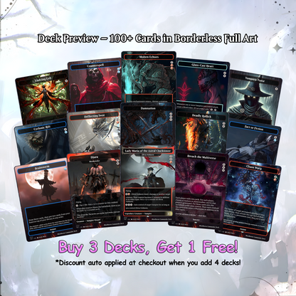 Bloodborne Commander cEDH Deck - Bloodborne Commander Magic Commander - Magic Proxy Deck with 150+ Unique Cards - Custom Cards MTG Proxy for Casual Play