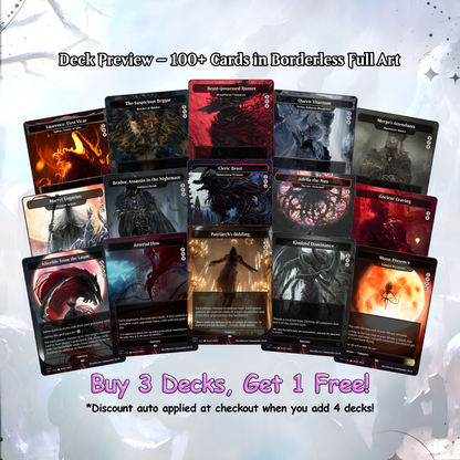 Bloodborne Commander cEDH Deck - Bloodborne Commander Magic Commander - Magic Proxy Deck with 150+ Unique Cards - Custom Cards MTG Proxy for Casual Play