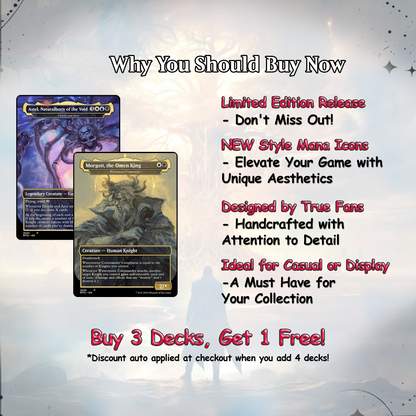 Elden Ring Commander Deck • Elden Ring  Mtg Proxy Deck • Mtg Commander Deck • Custom MTG card • Sidar Jabari of Zhalfir • Mtg Proxy Commander