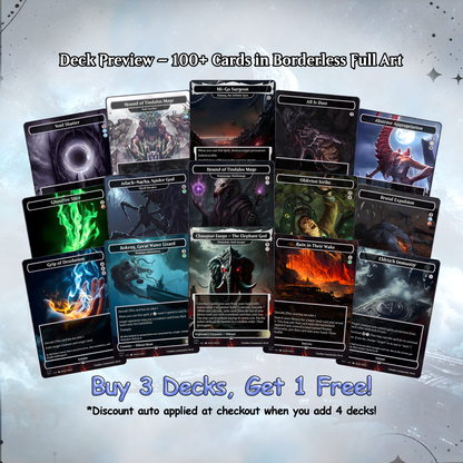 Eldrazi Cthulhu Commander cEDH Deck - Eldrazi Cthulhu Commander Magic Commander - Magic Proxy Deck with 160+ Unique Cards - Custom Cards MTG Proxy for Casual Play