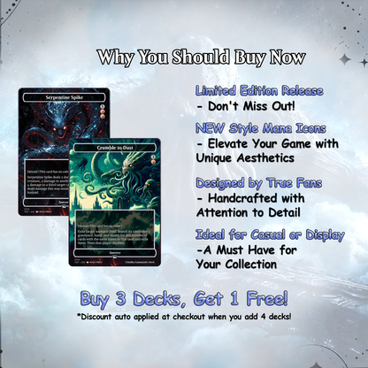 Eldrazi Cthulhu Commander cEDH Deck - Eldrazi Cthulhu Commander Magic Commander - Magic Proxy Deck with 160+ Unique Cards - Custom Cards MTG Proxy for Casual Play