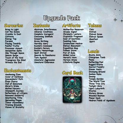 Eldrazi Cthulhu Commander cEDH Deck - Eldrazi Cthulhu Commander Magic Commander - Magic Proxy Deck with 160+ Unique Cards - Custom Cards MTG Proxy for Casual Play