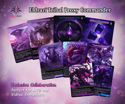 Eldrazi Tribal Commander cEDH Deck - Eldrazi Tribal Commander Magic Commander - Magic Proxy Deck with 160+ Unique Cards - Custom Cards MTG Proxy for Casual Play