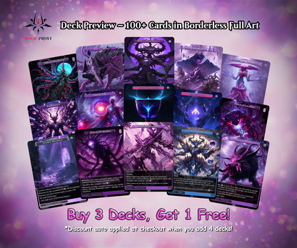Eldrazi Tribal Commander cEDH Deck - Eldrazi Tribal Commander Magic Commander - Magic Proxy Deck with 160+ Unique Cards - Custom Cards MTG Proxy for Casual Play