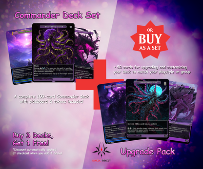 Eldrazi Tribal Commander cEDH Deck - Eldrazi Tribal Commander Magic Commander - Magic Proxy Deck with 160+ Unique Cards - Custom Cards MTG Proxy for Casual Play