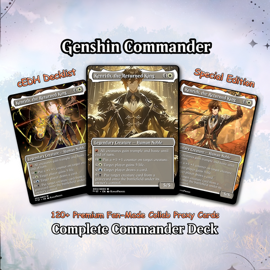 Genshin MTG Deck - Kenrith EDH | Premium The Evolution | Custom Competitive 100+ Cards