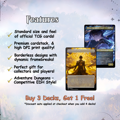 Genshin MTG Deck - Kenrith EDH | Premium The Evolution | Custom Competitive 100+ Cards