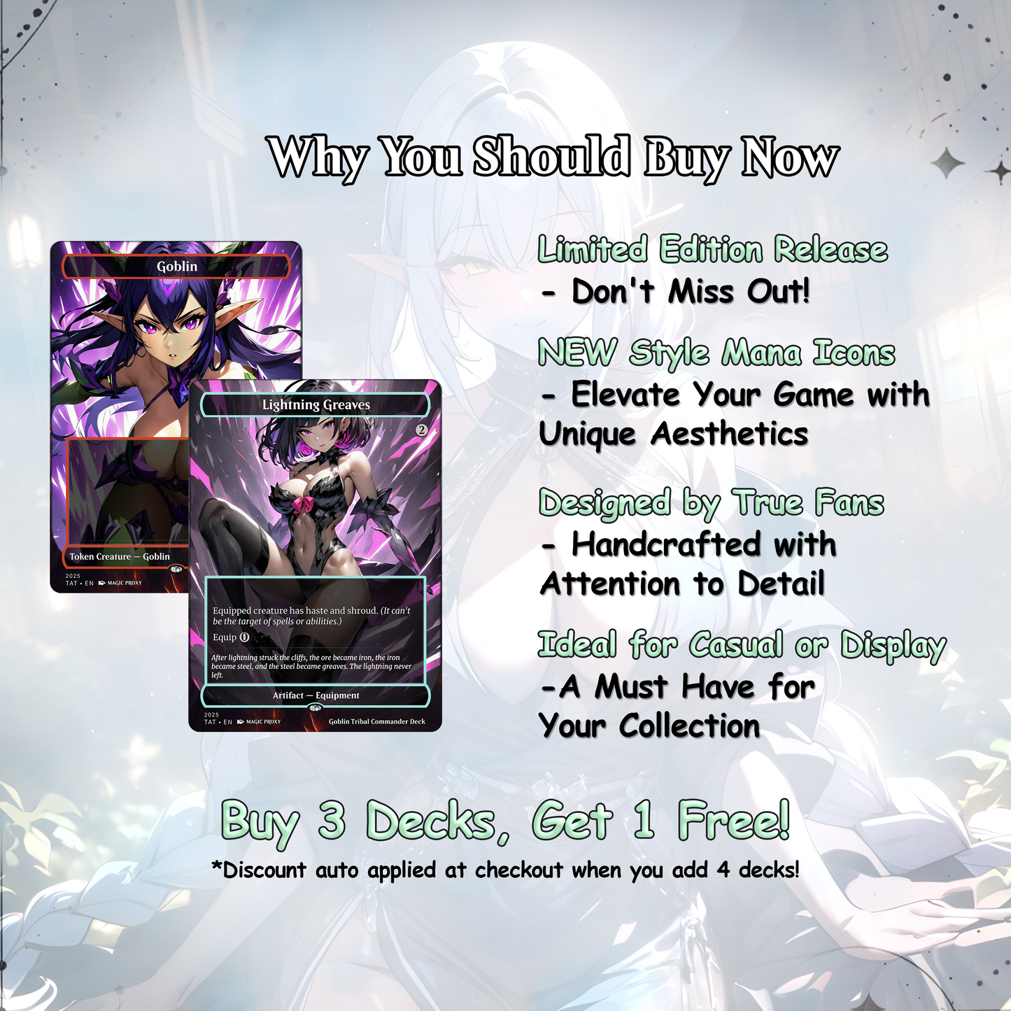 Goblin Tribal Commander Deck Krenko Mob Boss Complete EDH Deck Proxy Deck