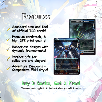 Mendicant Core Commander cEDH Deck - Mendicant Core Commander Magic Commander - Magic Proxy Deck with 160+ Unique Cards - Custom Cards MTG Proxy for Casual Play